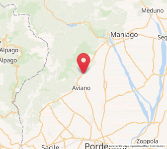 Map of Marsure, Friuli Venezia Giulia