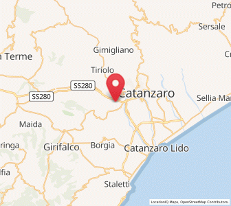 Map of Martelletto, Calabria