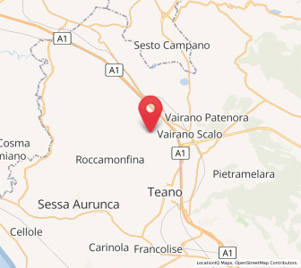 Map of Marzano Appio, Campania