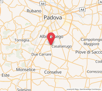 Map of Maserà di Padova, Veneto
