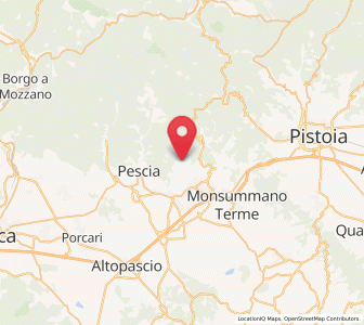 Map of Massa, Tuscany