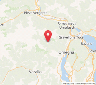 Map of Massiola, Piedmont