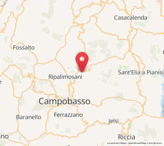 Map of Matrice, Molise