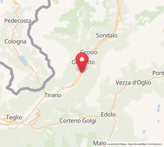 Map of Mazzo di Valtellina, Lombardy