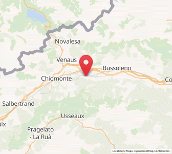 Map of Meana di Susa, Piedmont