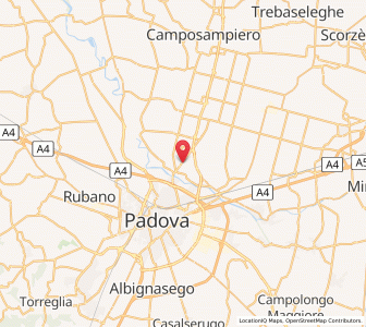 Map of Mejaniga, Veneto