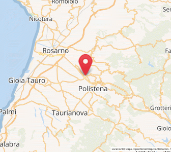 Map of Melicucco, Calabria