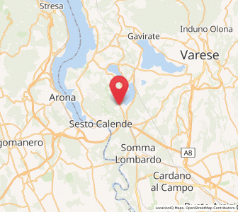 Map of Mercallo, Lombardy