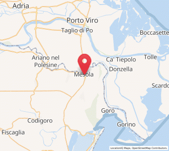 Map of Mesola, Emilia-Romagna