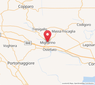 Map of Migliarino, Emilia-Romagna