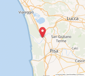 Map of Migliarino, Tuscany