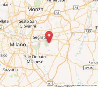 Map of Millepini, Lombardy