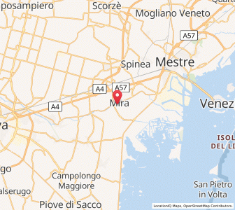 Map of Mira Taglio, Veneto