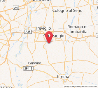 Map of Misano di Gera d'Adda, Lombardy