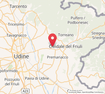Map of Moimacco, Friuli Venezia Giulia