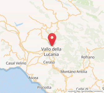 Map of Moio della Civitella-Pellare, Campania