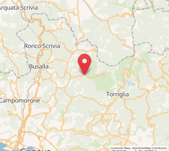 Map of Molino Vecchio-Scapitola-Baio, Liguria