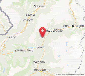 Map of Monno, Lombardy