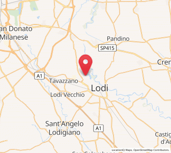 Map of Montanaso Lombardo, Lombardy