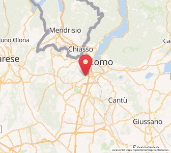 Map of Montano Lucino, Lombardy