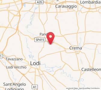 Map of Monte Cremasco, Lombardy