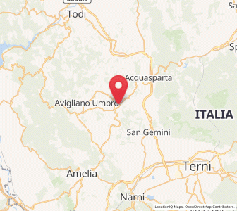 Map of Montecastrilli, Umbria
