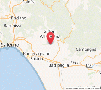 Map of Montecorvino Pugliano, Campania