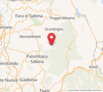 Map of Monteflavio, Lazio