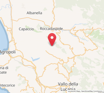 Map of Monteforte Cilento, Campania