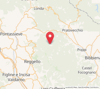 Map of Montemignaio, Tuscany