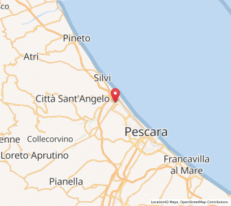 Map of Montesilvano Marina, Abruzzo