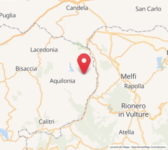 Map of Monteverde, Campania