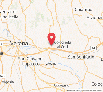 Map of Monticelli-Fontana, Veneto