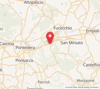 Map of Montopoli, Tuscany
