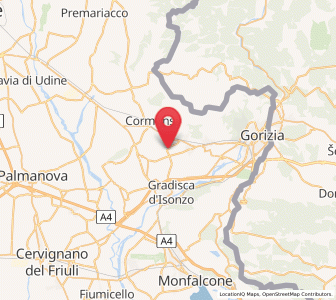 Map of Moraro, Friuli Venezia Giulia