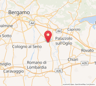 Map of Mornico al Serio, Lombardy