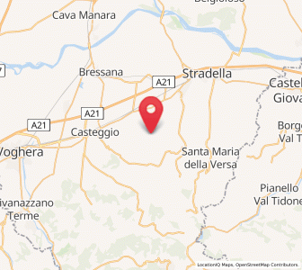 Map of Mornico, Lombardy