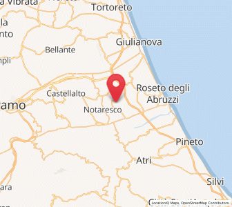 Map of Morro d'Oro, Abruzzo
