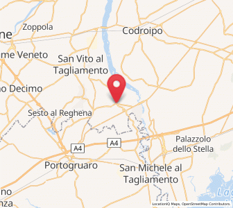 Map of Morsano, Friuli Venezia Giulia