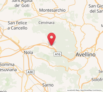 Map of Mugnano del Cardinale, Campania