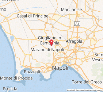 Map of Mugnano di Napoli, Campania