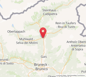 Map of Mühlen in Taufers, Trentino-Alto Adige