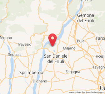 Map of Muris, Friuli Venezia Giulia