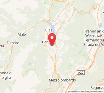 Map of Nanno, Trentino-Alto Adige