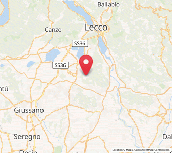 Map of Nava, Lombardy