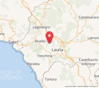 Map of Nemoli, Basilicate
