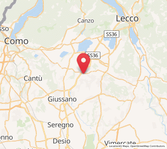 Map of Nibionno, Lombardy