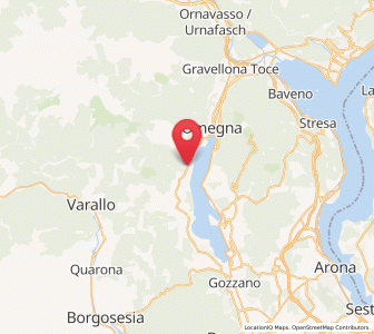 Map of Nonio, Piedmont
