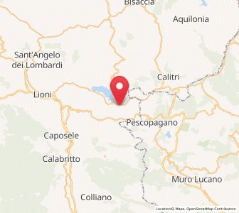 Map of Nuova Conza della Campania, Campania