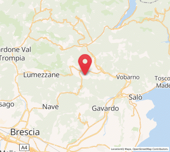 Map of Odolo, Lombardy